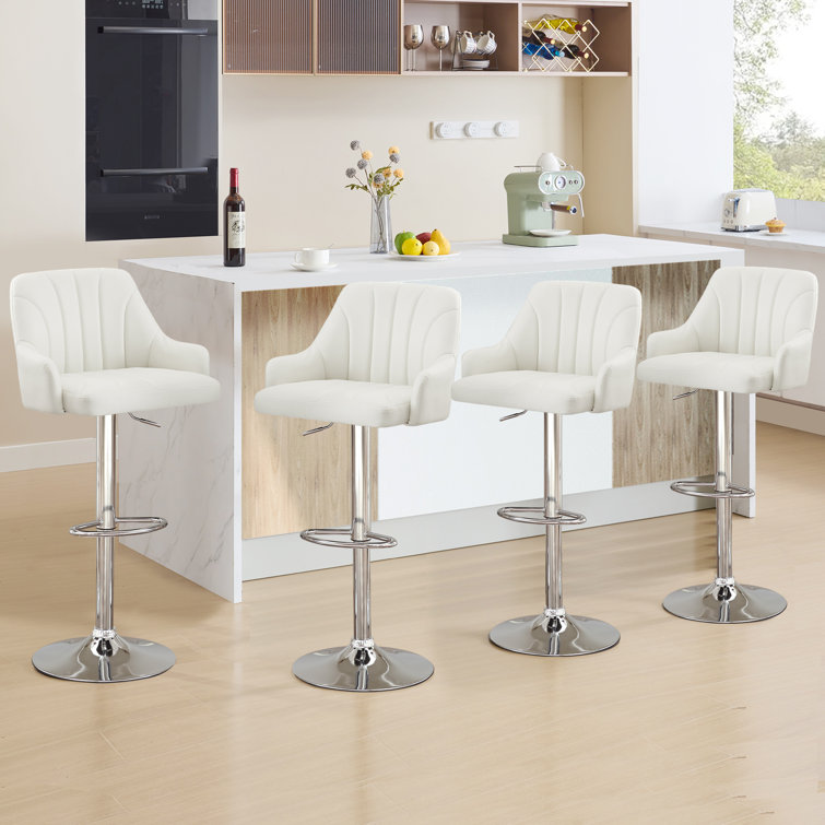 Wayfair stools white sale